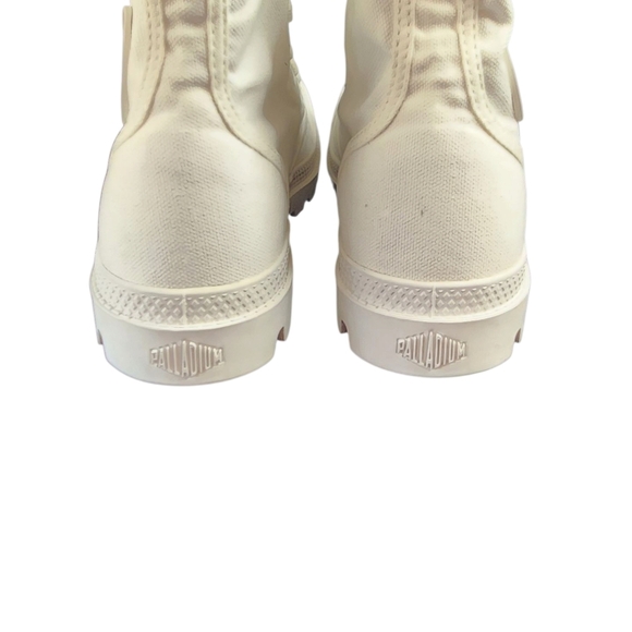 Palladium White Canvas Boots - Picture 4 of 8